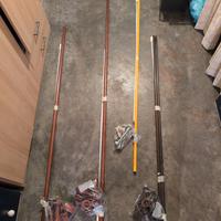 Bastoni con Anelle per tende varie Misure 