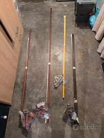 Bastoni con Anelle per tende varie Misure 