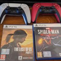 Playstation 5, Disk edition, 2 joystick + 2 giochi