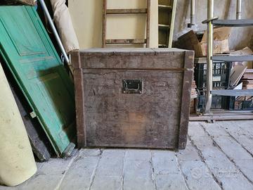 Baule Antico in Legno Massello - Fine '800 / Inizi
