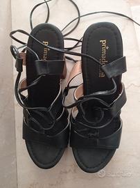 Sandalo primadonna con lacci alla caviglia N. 37