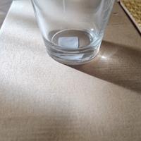 Set di 6 bicchieri di vetro - nuovi