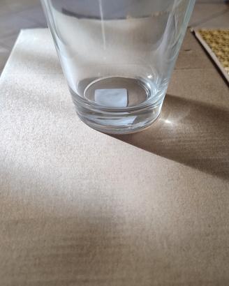 Set di 6 bicchieri di vetro - nuovi