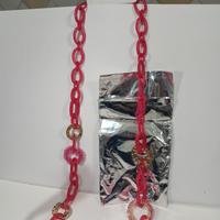 COLLANA LUNGA  colore Fucsia