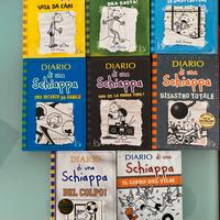 Set 9 libri diario di una schiappa