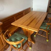 Set tavolo e sedie  - legno Massello d Pino Svezia