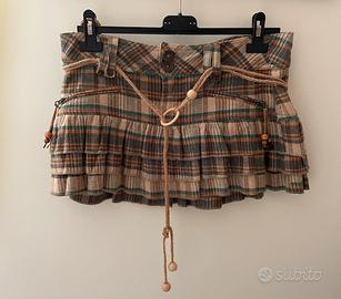 Mini gonna con trama scozzese