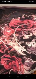 Foulard in pile doppia faccia.