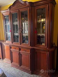 mobili sala completa legno massiccio