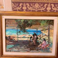 4 Quadri olio su tela - Bausi