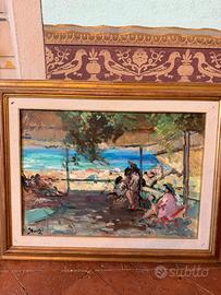 4 Quadri olio su tela - Bausi