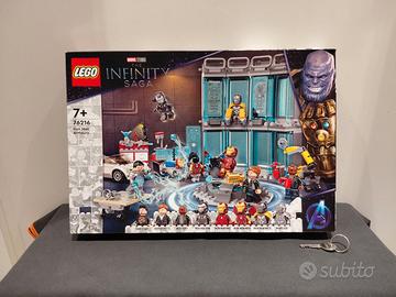 Lego Marvel 76216 Armeria di Iron Man, nuovo