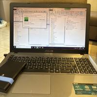 Asus k550V i7 6700 HQ ssd 256 ed hard disk 500 gb