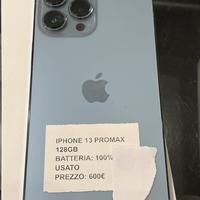 IPHONE 13 PROMAX 128GB