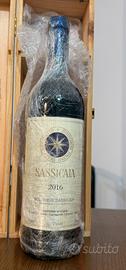 2 bottiglie Sassicaia 2016