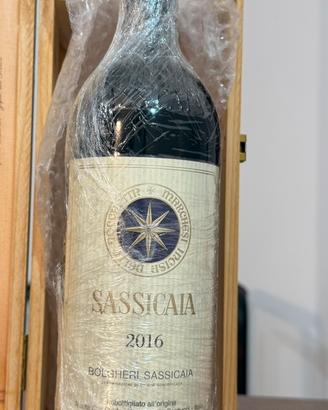 2 bottiglie Sassicaia 2016