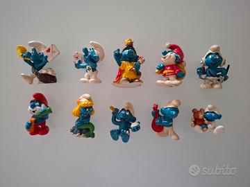 Lotto 10 Puffi anni 70/80 