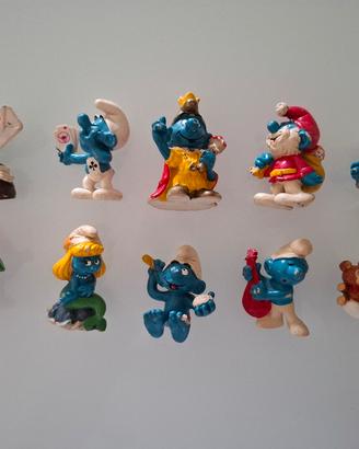 Lotto 10 Puffi anni 70/80 