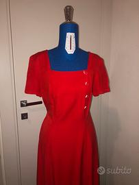 Vestito rosso vintage anni’80