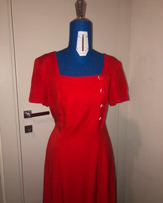 Vestito rosso vintage anni’80