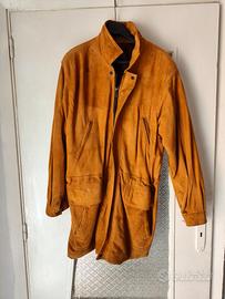 giubbino invernale  vintage camoscio 