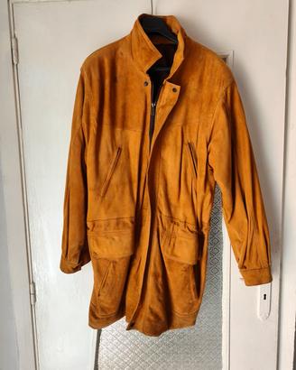 giubbino invernale  vintage camoscio 