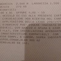 Carrello centinato trasporto cose Cresci A4