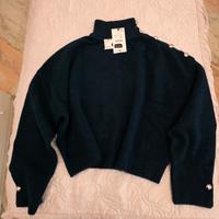 Maglia soft blu navy