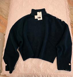 Maglia soft blu navy