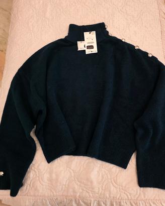 Maglia soft blu navy