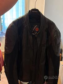 giacca moto in pelle hornet