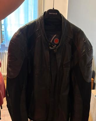 giacca moto in pelle hornet