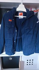 giacca con cappuccio sahariana 