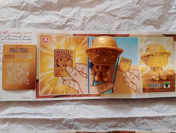 Kinder Joy One Piece Coppia Luffy Gold!