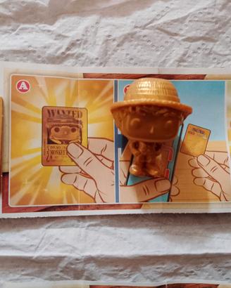 Kinder Joy One Piece Coppia Luffy Gold!