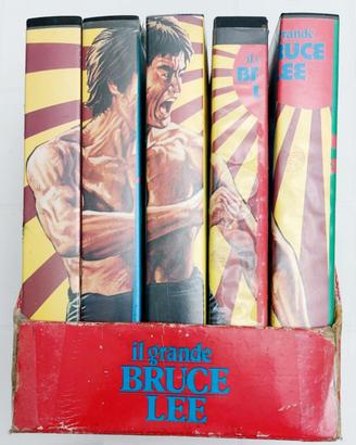 cofanetto film di bruce lee vhs