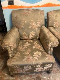 Coppia poltrone bergère vintage
