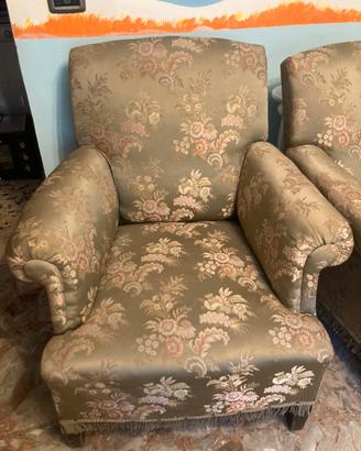 Coppia poltrone bergère vintage