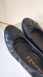 N. 40 ballerina nera in pelle morbida