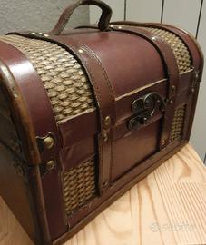 bauletto scrigno cofanetto portagioie nuovo