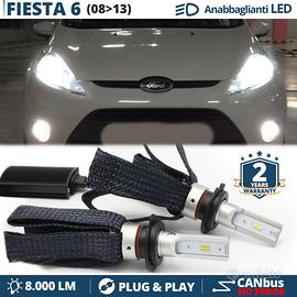 KIT Luci FULL LED H7 PER Ford FIESTA mk6 6500K 50W