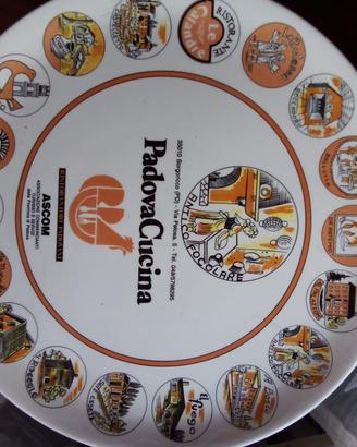 Piatto del buon ricordo - Padova Cucina- Ceramica