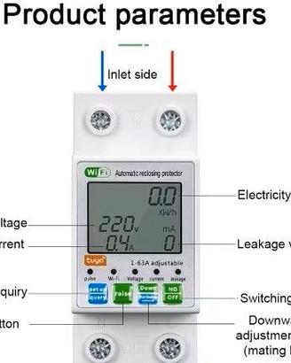 Interruttore Smart 220v 2P 63A.