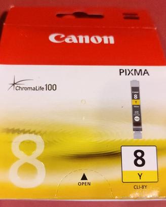 Cartuccia Stampante CANON Rif 8 (Giallo + Nero)