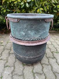 Vecchio Calderone In Rame