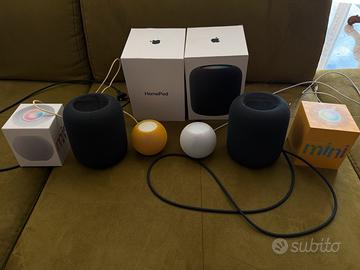 due homepod e due homepod mini - stereo e siri