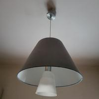 Lampada a Sospensione Moderna con Doppio Paralume