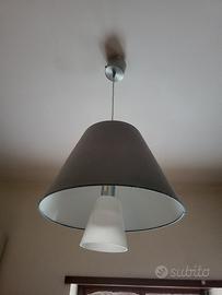 Lampada a Sospensione Moderna con Doppio Paralume