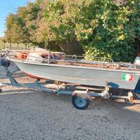 Barca 4.5mt + motore Yamaha 25 + carrello