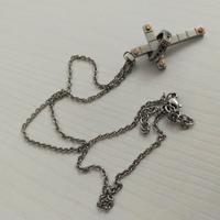 Collana con croce e anello Sector